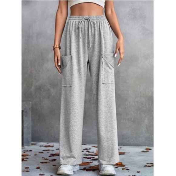 casual grey sweatpants fall winter casual - Picture 7 of 7